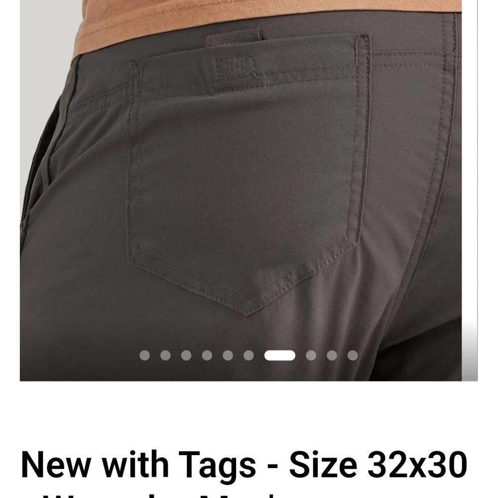 Wrangler Men's ATG Convertible Trail Tapered Jogger Pants - Pavement - Picture 5 of 9